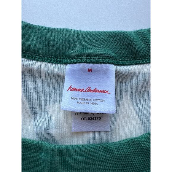 Hanna Andersson Christmas Trees Cotton Pajama Set Size Small/ Medium - Picture 5 of 6